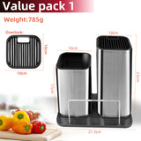 smart kitchen chopping borad with Drain System