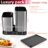 smart kitchen chopping borad with Drain System