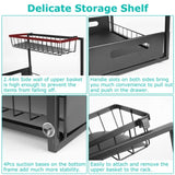 2 Tier Under Sink Organizer - Pull out Storage Rack for Kitchen & Bathroom